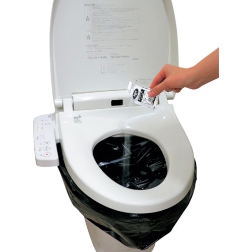 トラスコ中山 アーテック トイレストック(非常用トイレ)防臭袋付100回用 418-9139 (ご注文単位1個) 【直送品】