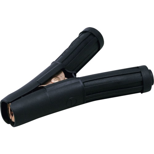 トラスコ中山 ELPA バッテリークリップ 定格DC25A 黒 382-1407 (ご注文単位1袋) 【直送品】