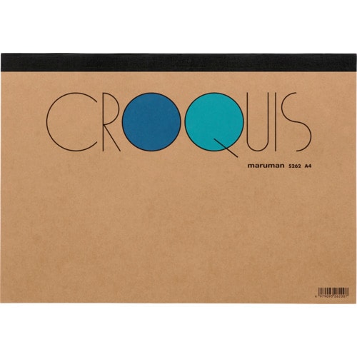 トラスコ中山 マルマン A4 クロッキーパッド 白クロッキー紙 405-6223 (ご注文単位1冊) 【直送品】
