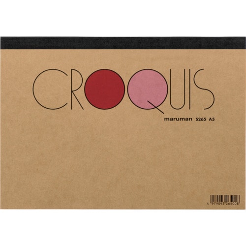 トラスコ中山 マルマン A5 クロッキーパッド Cクロッキー紙 405-9340 (ご注文単位1冊) 【直送品】
