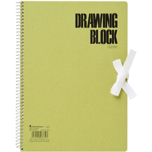 トラスコ中山 マルマン SM スケッチブック プチオリーブ 460-8541 (ご注文単位1冊) 【直送品】