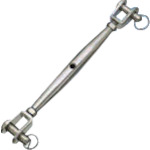 トラスコ中山 水本 ステンレス パイプターンバックル J&J 捻子径2分5厘 849-2990 (ご注文単位1個) 【直送品】