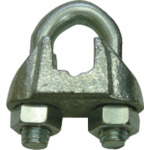 トラスコ中山 HHH ワイヤークリップ 6mmマレーブル製 電気メッキ 808-7339 (ご注文単位1個) 【直送品】