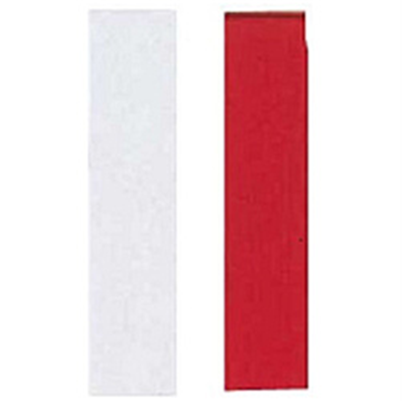 西敬 プレート用名札（赤+白）   78587 78587 1個（ご注文単位1個）【直送品】