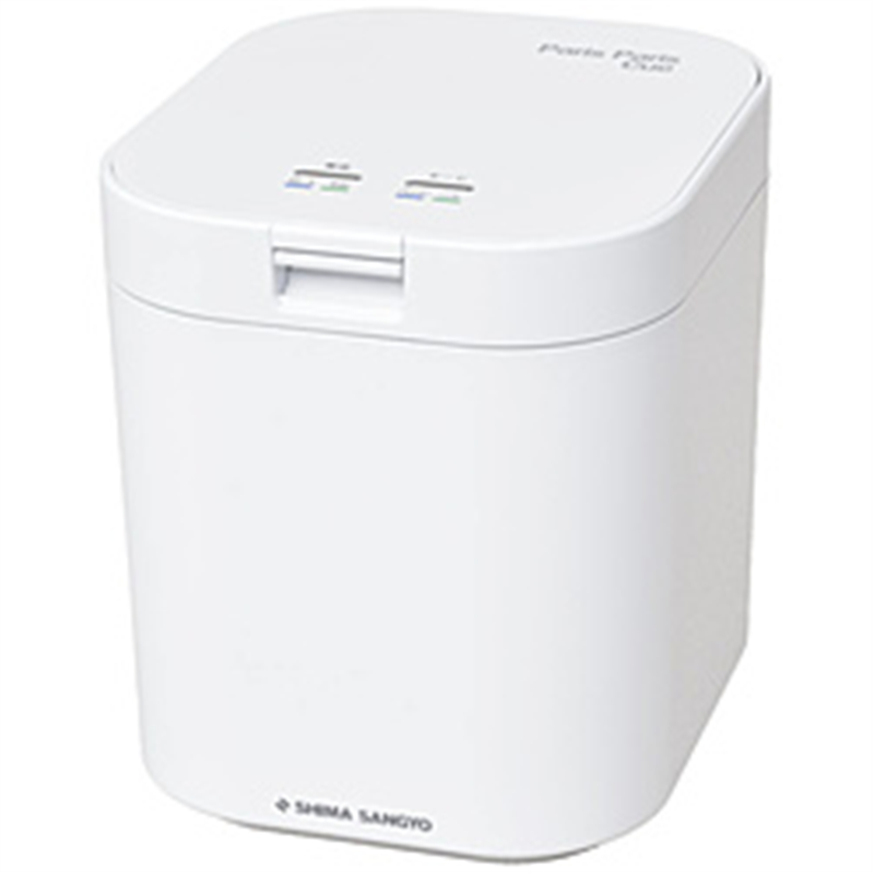 島産業　SHIMA　SANGYO 生ごみ減量乾燥機 パリパリキュー ホワイト PPC-11WH ［温風乾燥式］ 1個（ご注文単位1個）【直送品】