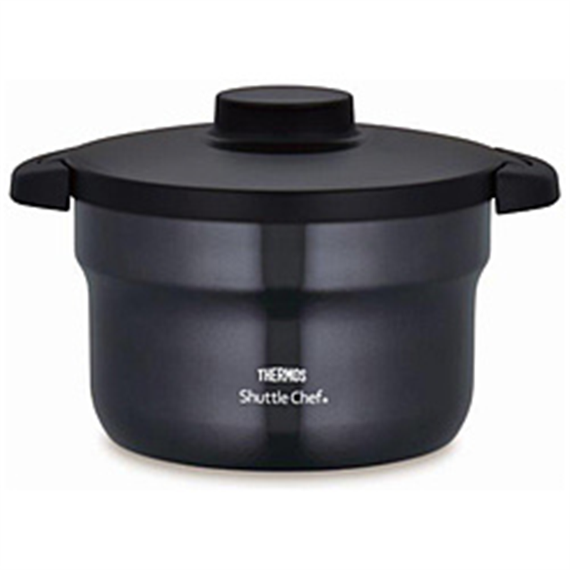 保温調理鍋 黒 丸型 温度調整 保温調理鍋 黒 丸型 温度調整