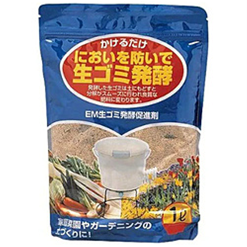 アイリスオーヤマ　IRIS　OHYAMA 生ゴミ発酵器用発酵促進剤 1L 1個（ご注文単位1個）【直送品】