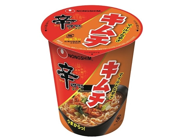 チャムチャム 農心ジャパン辛ラーメンキムチカップ68g※軽（ご注文単位12個）【直送品
