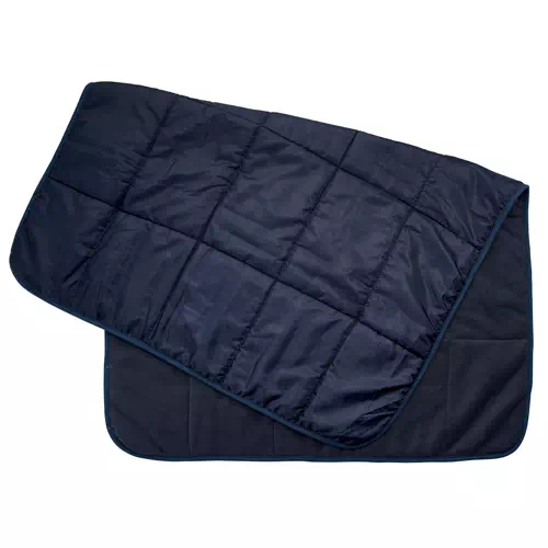 MARKLESS STYLE キルトフリース ブランケット 巾着付 ネイビー TR-1022-006 1枚(ご注文単位1枚)【直送品】