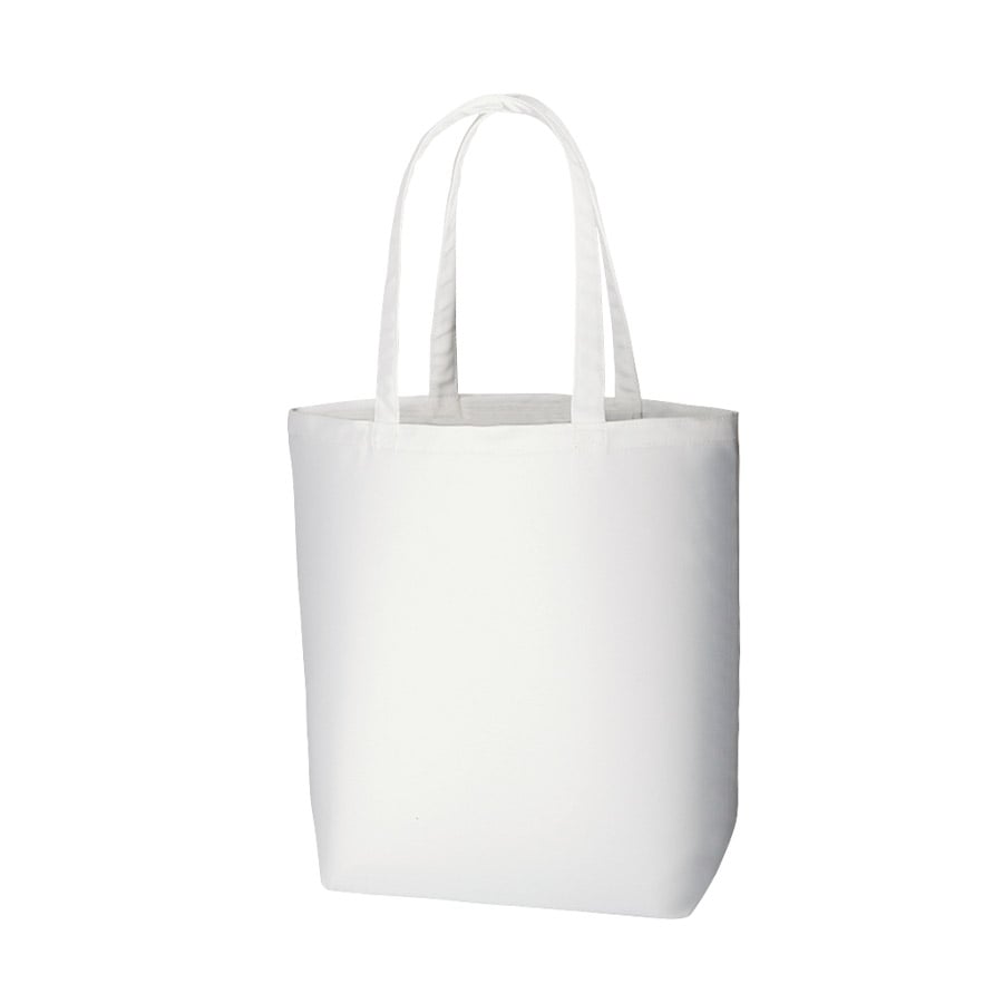 MARKLESS STYLE ポリキャンバストート L ホワイト TR-1211-044 1枚(ご注文単位1枚)【直送品】