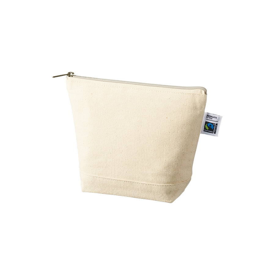 MARKLESS STYLE フェアトレード コットンキャンバスデイリーポーチ S ナチュラル TF-0011-008 1個(ご注文単位1個)【直送品】