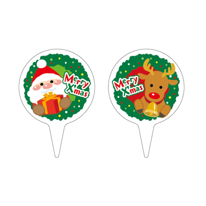 ARC ピック クリスマス アソート ピック LX547S 1束(ご注文単位1束)【直送品】