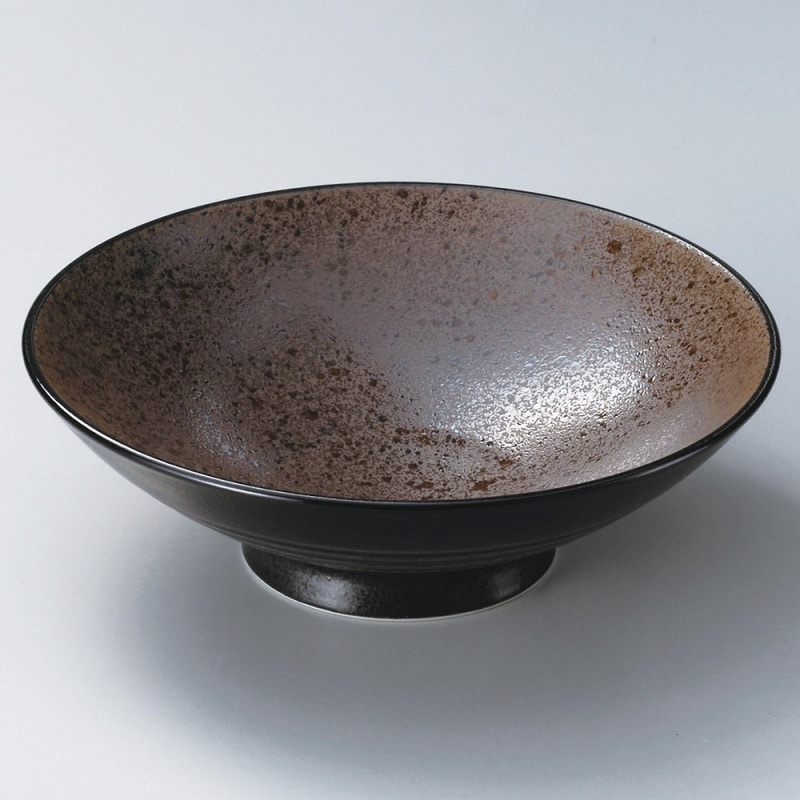 金正陶器 黒織部南天ひねり鉢 1個（ご注文単位1個）【直送品】 包装