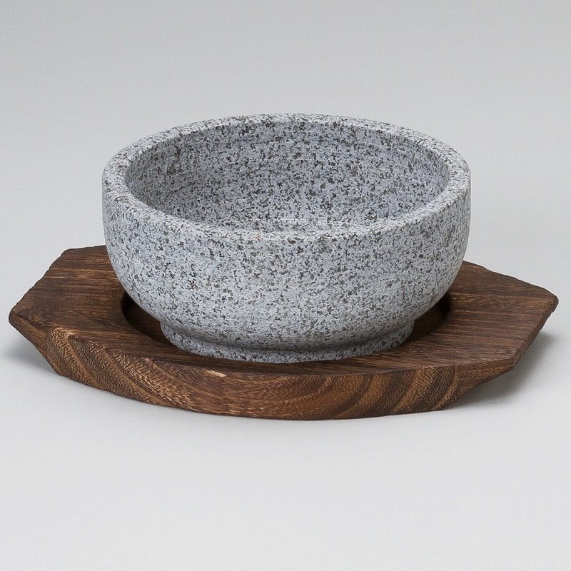 ジムニー様用 石焼ビビンバ鍋 5個セット 木製プレート付き ジムニー様用