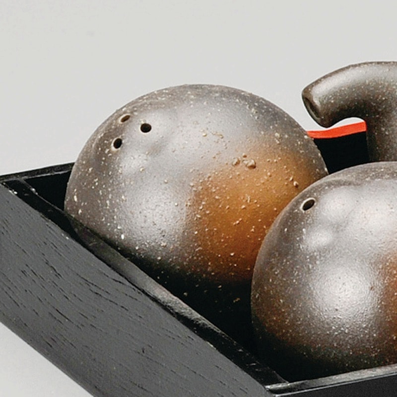 福井クラフト 新カスター＆箸箱 黒天朱 86012340 1個（ご注文単位1個