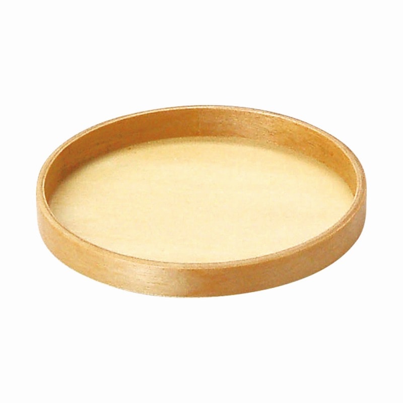 福井クラフト 丸盆 7寸 DX懐石丸盆 オール朱天黒 15214310 1枚