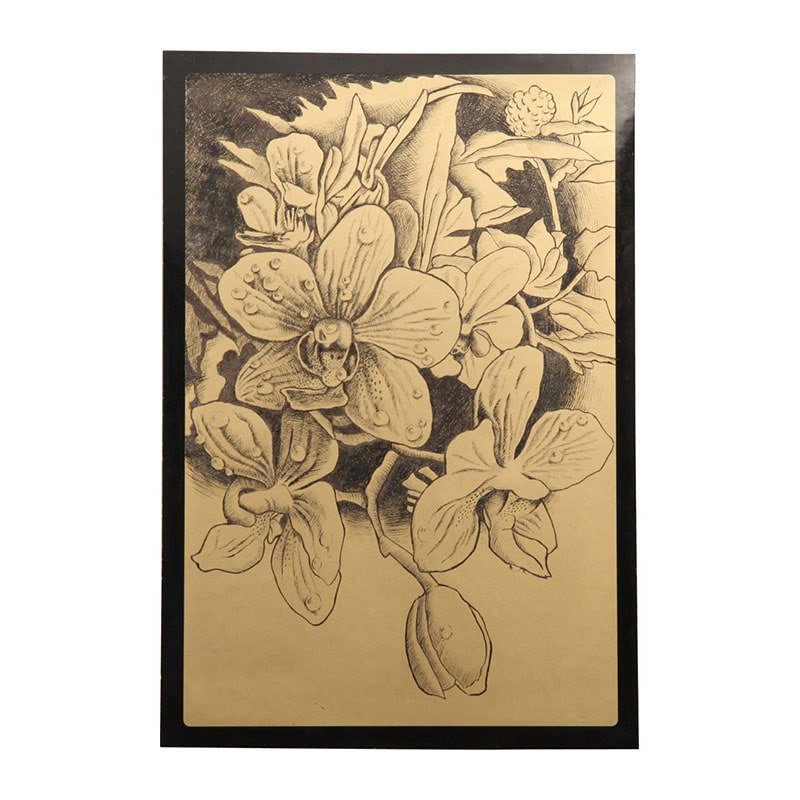 ㈱アーテック黒色ベーススクラッチボード ゴールド 1枚(ご注文単位1枚)【直送品】