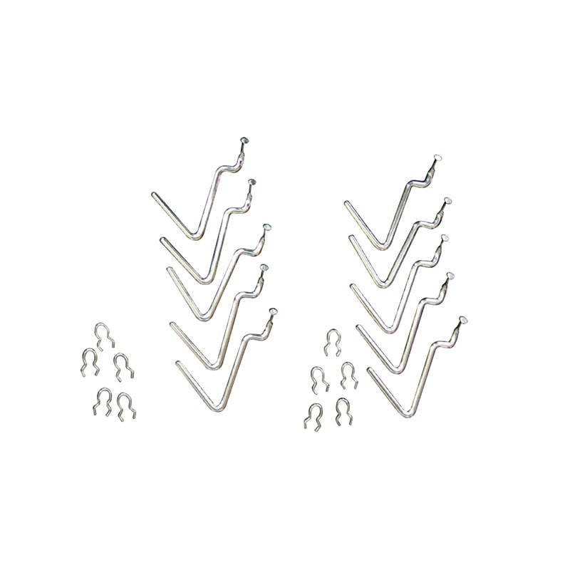 ㈱アーテック有孔パネル専用フックL字型(10個組) 1組(ご注文単位1組)【直送品】