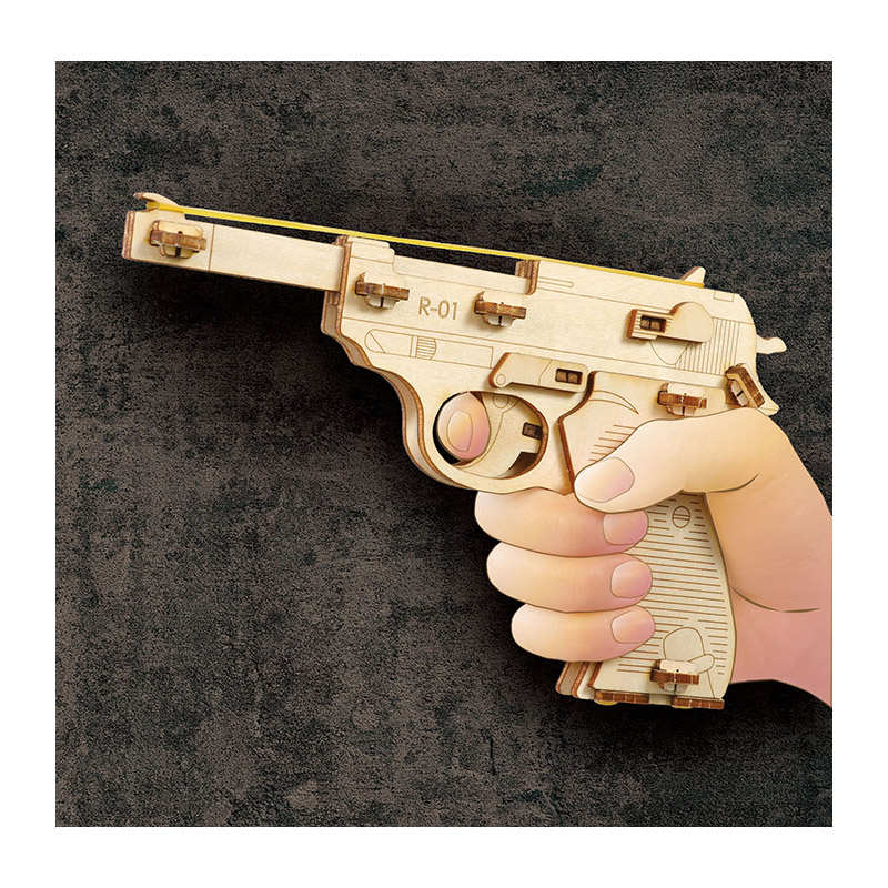 ㈱アーテック木製単発式輪ゴム銃 1個（ご注文単位1個）【直送品】 包装