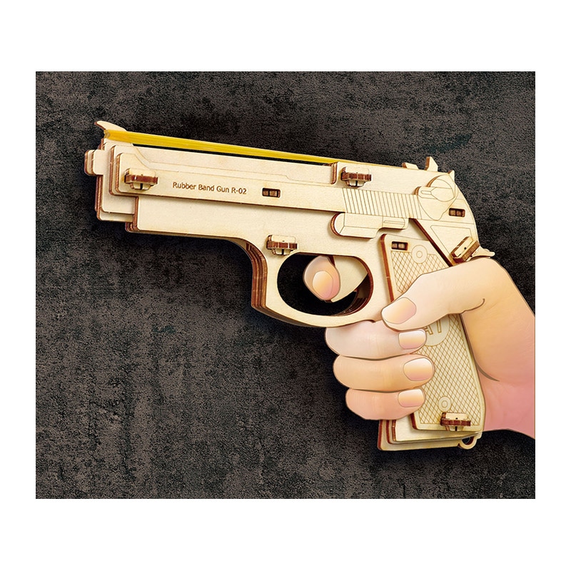 ㈱アーテック木製9連式輪ゴム銃 1個（ご注文単位1個）【直送品】 包装