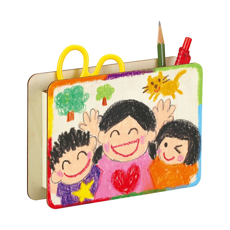 ㈱アーテック 木製小物入れL判 ホワイトシート付1セット（ご注文