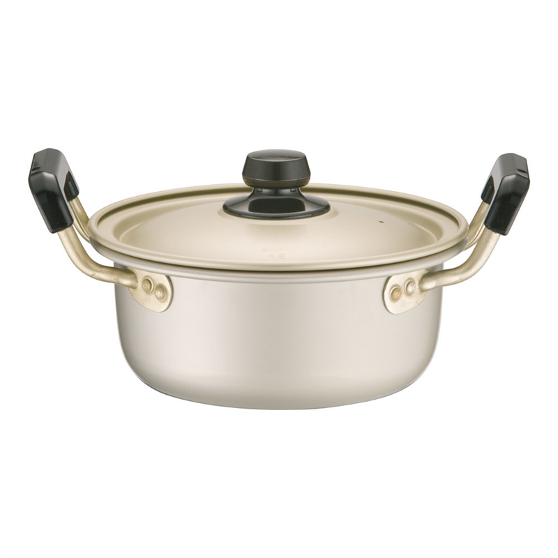 アカオ しゅう酸 実用鍋(硬質) 16cm 1袋(ご注文単位1袋)【直送品】