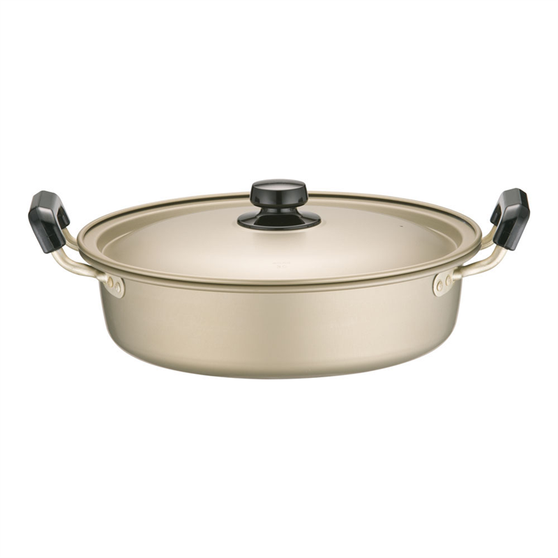 アカオ しゅう酸 実用鍋 浅型(硬質) 30cm 1袋(ご注文単位1袋)【直送品】