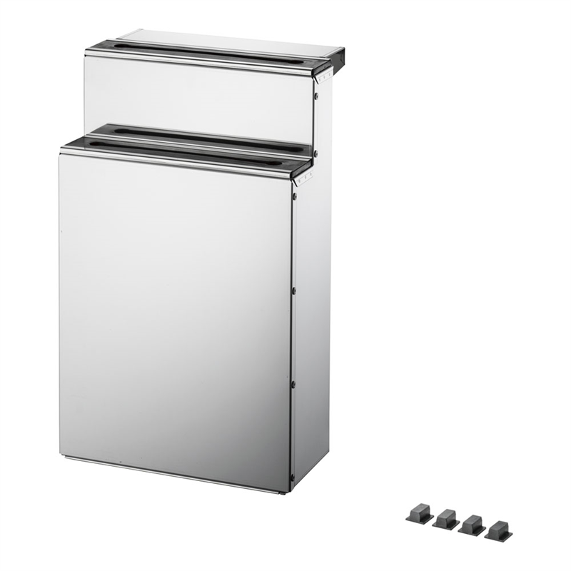 SA18-0流掛式 ゴム板付庖丁差 小・2段 遠藤商事 業務用 ゴム板付庖丁差 流掛式 本体18-0 差込口ゴム 日本製