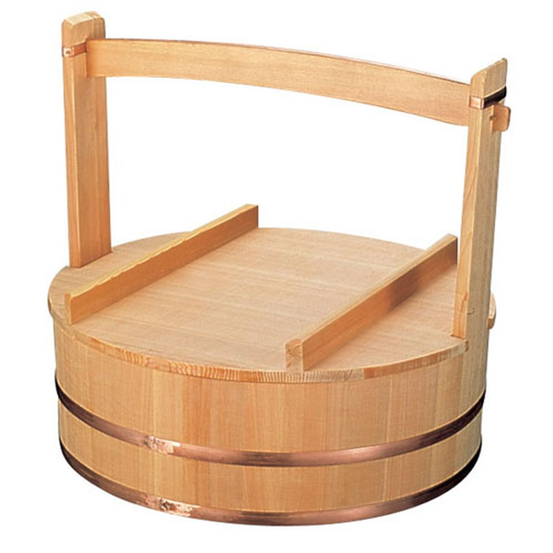 木製出前岡持(椹製) 45cm 1箱(ご注文単位1箱)【直送品】