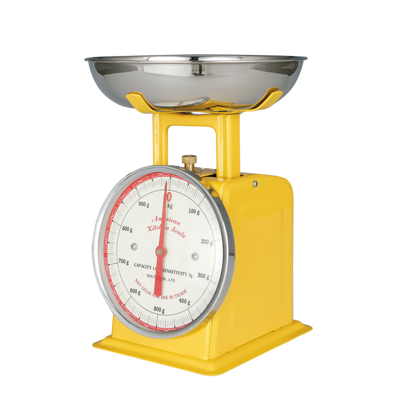 アメリカンキッチンスケール100-061 1kg イエロー 1袋（ご注文単位1袋