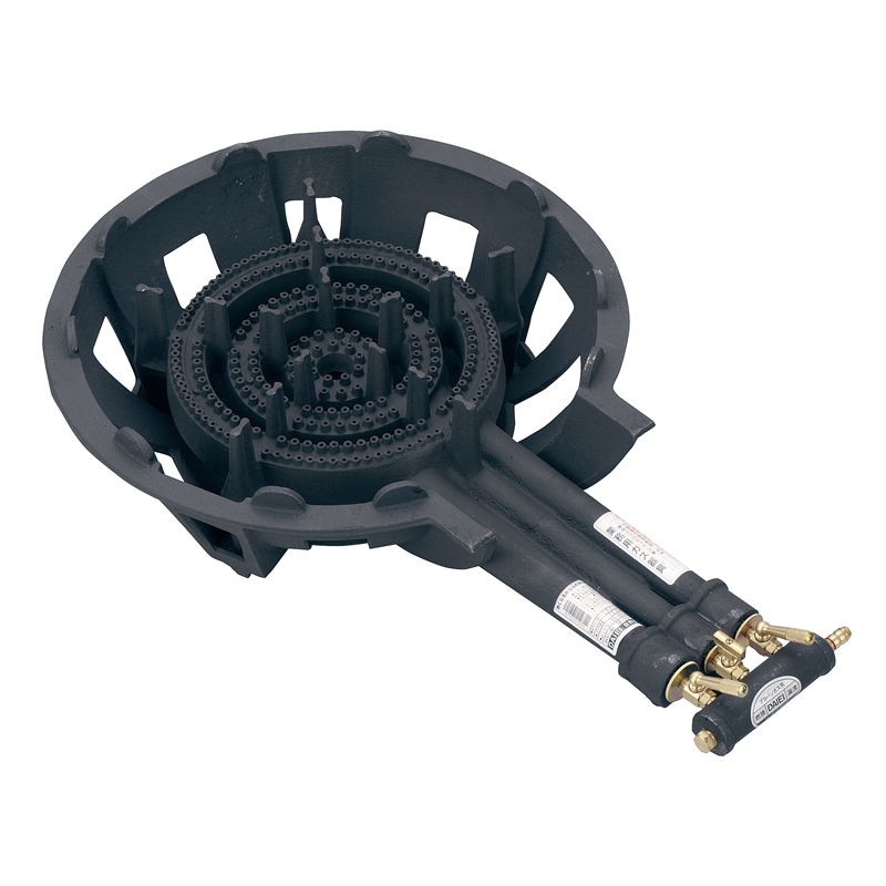 鋳物コンロ DE-30nSL（三重） P無 LPガス 1個（ご注文単位1個）【直送