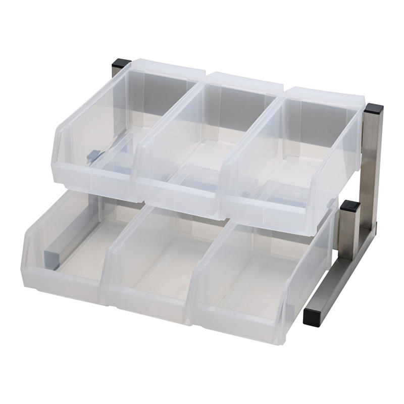 ◆EBM オーガナイザー 2段3列(6ヶ入)◆ Amazon｜EBM オーガナイザー 2段3列(6ヶ入)D/B｜カトラリー