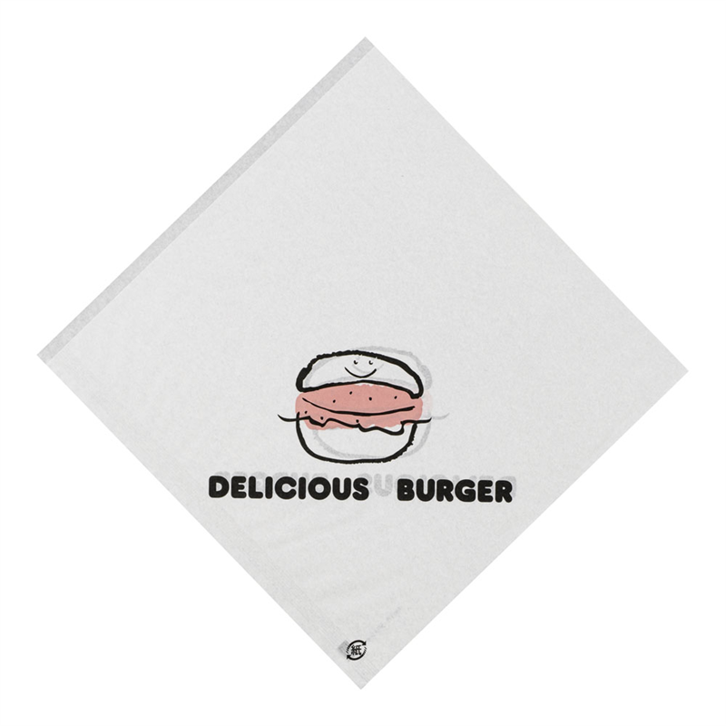 バーガー袋 デリシャスバーガー №18 (100枚入) 1袋(ご注文単位1袋)【直送品】