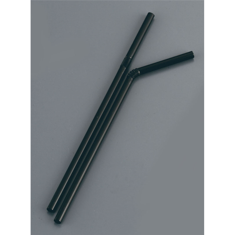 フレックスストロー 裸(500本入) 黒 192403 1箱(ご注文単位1箱)【直送品】