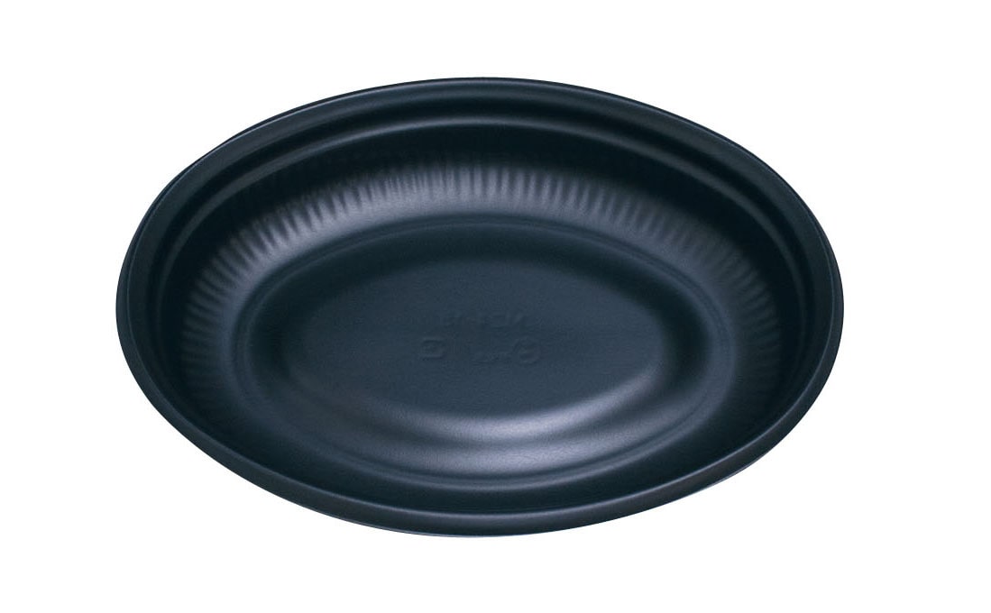 DLV楕円24-18(60)MSD黒本体/蓋セット各300 麺容器 DLV楕円24-18(60)MSD 黒 本体 エフピコ | テイクアウト