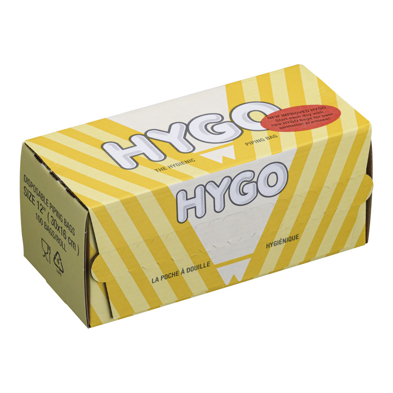 HYGO 使い捨てロールタイプ絞り袋 S(100枚ロール巻)1012 1箱(ご注文単位1箱)【直送品】