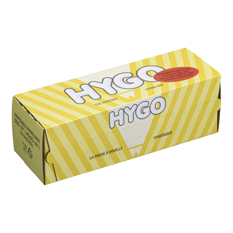 HYGO 使い捨てロールタイプ絞り袋 M(100枚ロール巻)1018 1箱(ご注文単位1箱)【直送品】