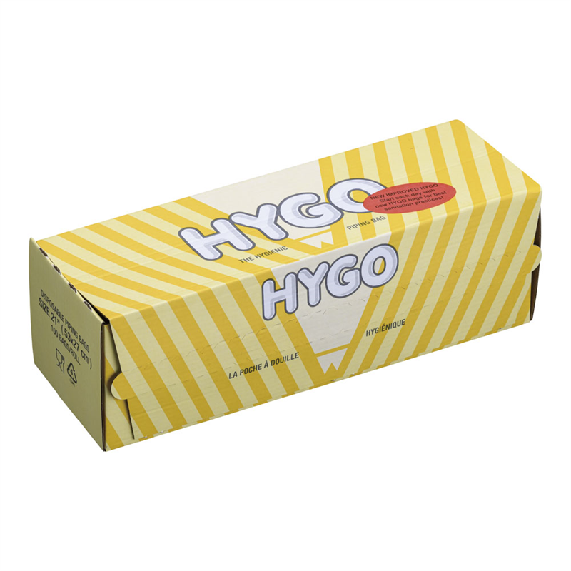 HYGO 使い捨てロールタイプ絞り袋 L(100枚ロール巻)1021 1箱(ご注文単位1箱)【直送品】