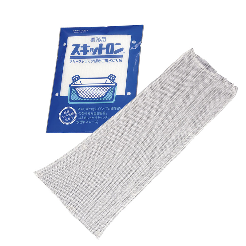 グリストラップ ストレーナ用水切り袋 グリストネット Mサイズ 30cm×35cm 10枚×10袋ケース グリストラップ ストレーナ用水切り袋 グリストネット M