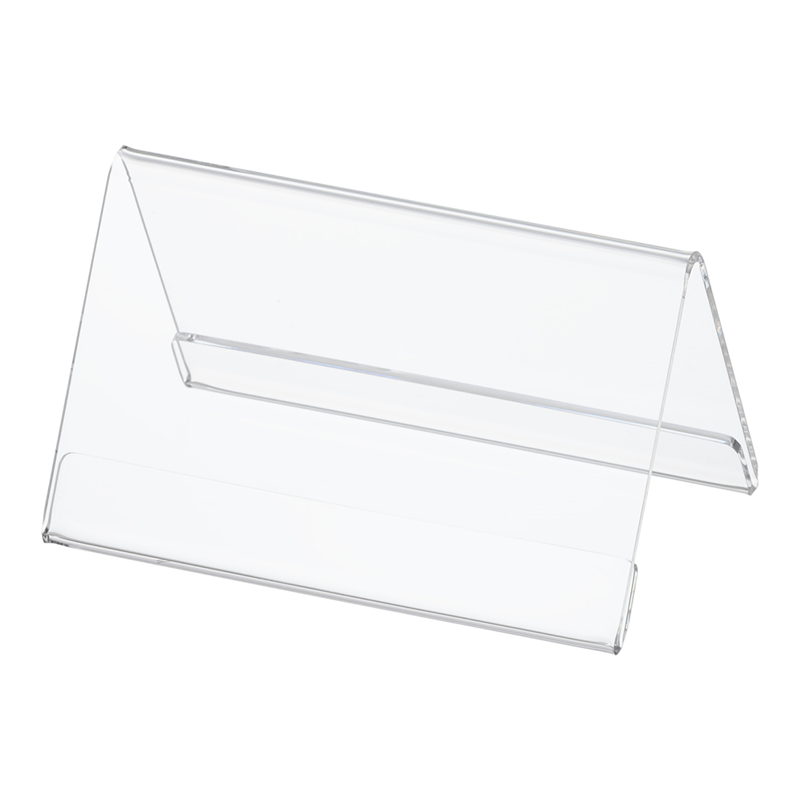 (業務用100セット) 共栄プラスチック メタクリル豆カード立（大）5個入 L-50-5 業務用100セット) 共栄プラスチック メタクリル豆カード立（大）5個入