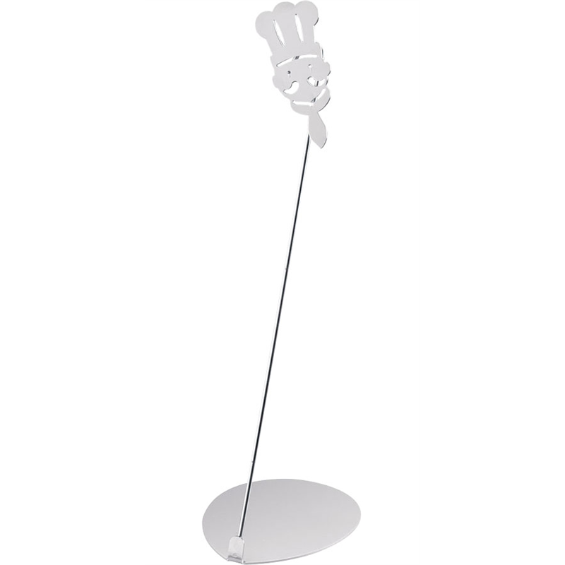 POPスタンド　プリモシェフ 20cm　シルバー 1個（ご注文単位1個）【直送品】