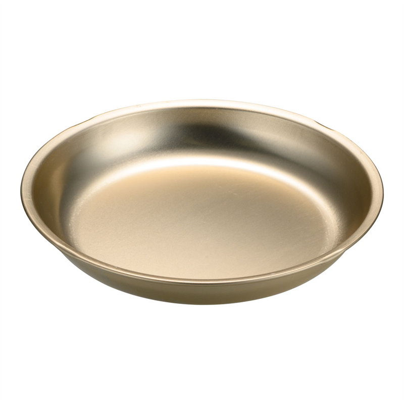 12枚 アカオアルミ アルマイト給食用皿 15cm アルミ皿 丸皿 ⑵