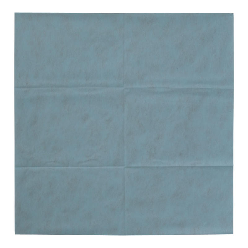 テーブルクロス オリビア 100cm角 クールブルー 50枚入 東京クイン (62-6301-95)