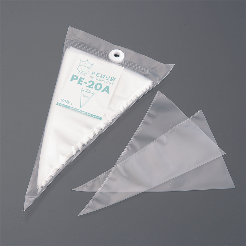 SEKI PE絞り袋(50枚入) PE-20A 1袋(ご注文単位1袋)【直送品】