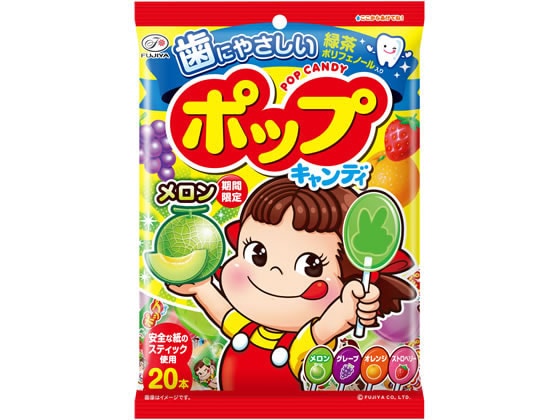 popo　2点　パンクとキャンディ　新品未使用 不二家 ポップキャンディ袋 120本/箱 ※軽（ご注文単位1箱）【直送品