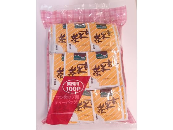 大井川茶園 玄米茶 100袋 1パック※軽（ご注文単位1パック）【直送品】