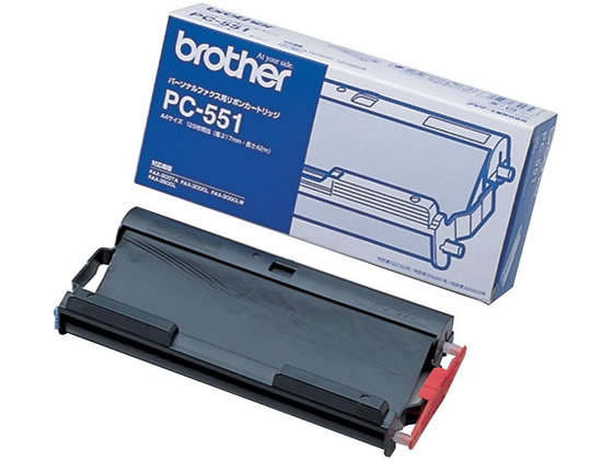 ブラザー パーソナルFAX用リボンカートリッジ PC-551 1個(ご注文単位1個)【直送品】