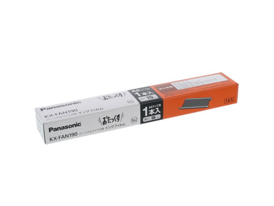 パナソニック おたっくす用インクフィルム KX-FAN190 1個(ご注文単位1個)【直送品】