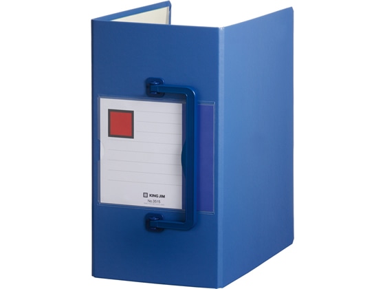 キングジム キングファイルスーパードッチ〈特厚〉A4タテ 背幅166 青 1