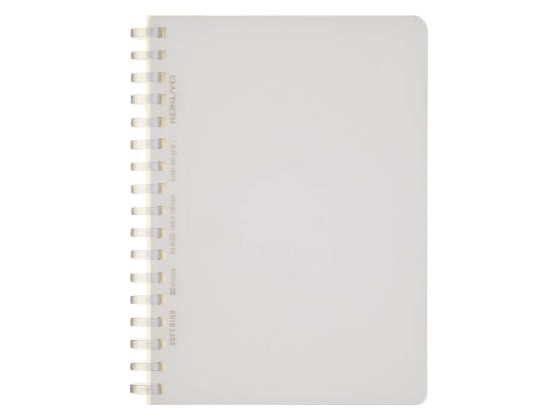 コクヨ ソフトリングノート クリア (方眼ドット罫)A6 80枚 ス-SV558WT